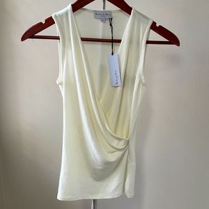 Michael Stars Sleeveless Surplice Tank